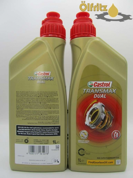 Castrol Transmax Dual (DSG=Doppelkupplungsgetriebeöl) Schaltgetriebeöl 1l